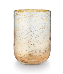 ILLUME Noble Holiday Balsam & Cedar Large Crackle Glass Candle